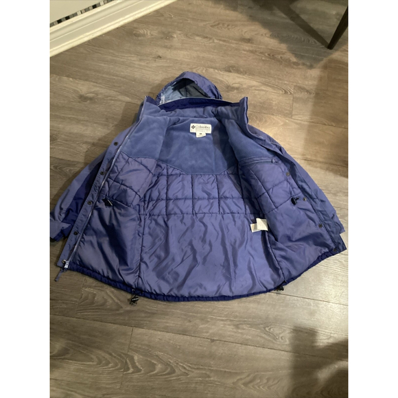 Winter Small Warm Columbia sportswear company jacket womans Coat Roll Up Hood - Picture 8 of 16